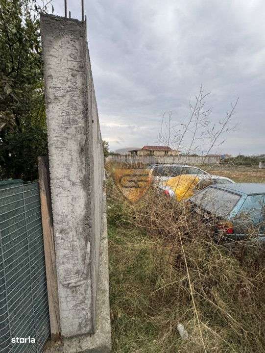 Teren pe colt intravilan pietruit imprejmuit varianta Ovidiu, Autostra - Imagine principală: 4/15