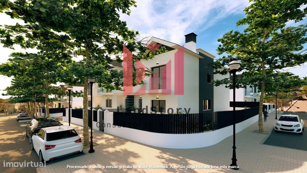 Condominio Moradias T4 piscina e jardim Estoril-24