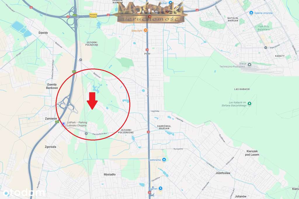 Atrakcyja działka budowlana 995m2 Ursynów Jeziorki - Pełny obrazek: 4/13