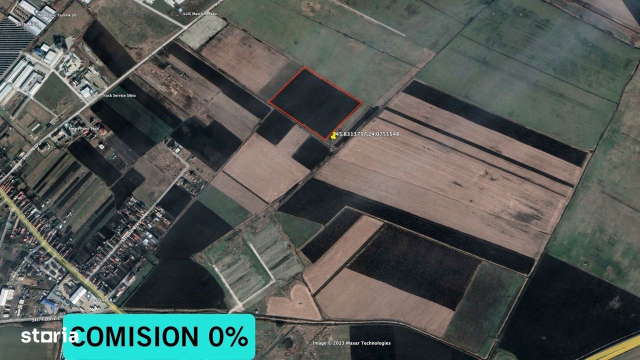 Teren de vanzare in Sura Mare: pretabil investitie, 25.920 mp