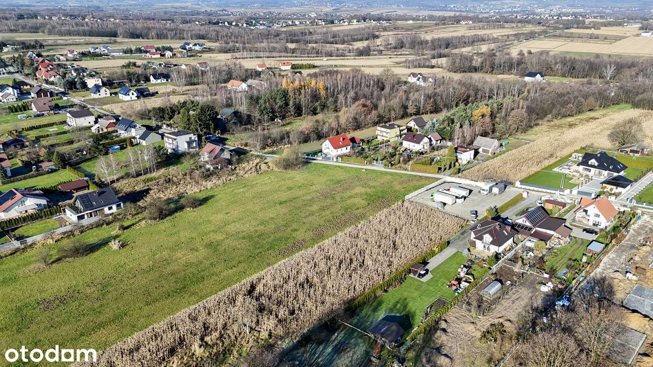 Działka budowlana 2800 m², asfalt, media, teren MN w Rączna-6
