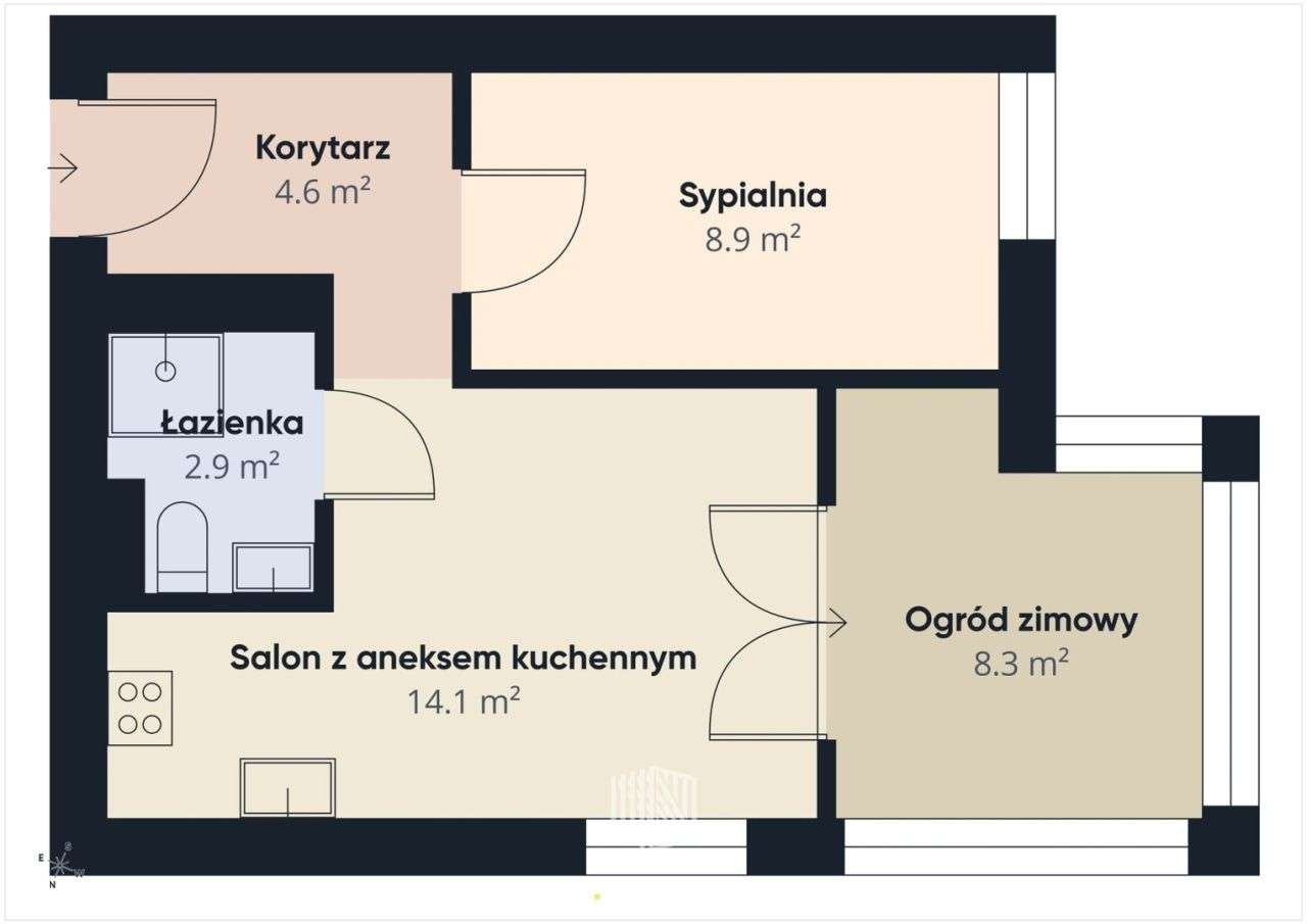 2 Pokoje|Żerniki|Komórka Lok.|Miejsce Postojowe. - Pełny obrazek: 2/16