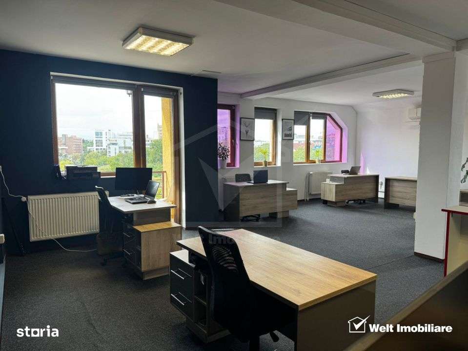 Birouri 60mp cu vedere catre Lac Iulius, parcare in curte - Imagine principală: 1/9