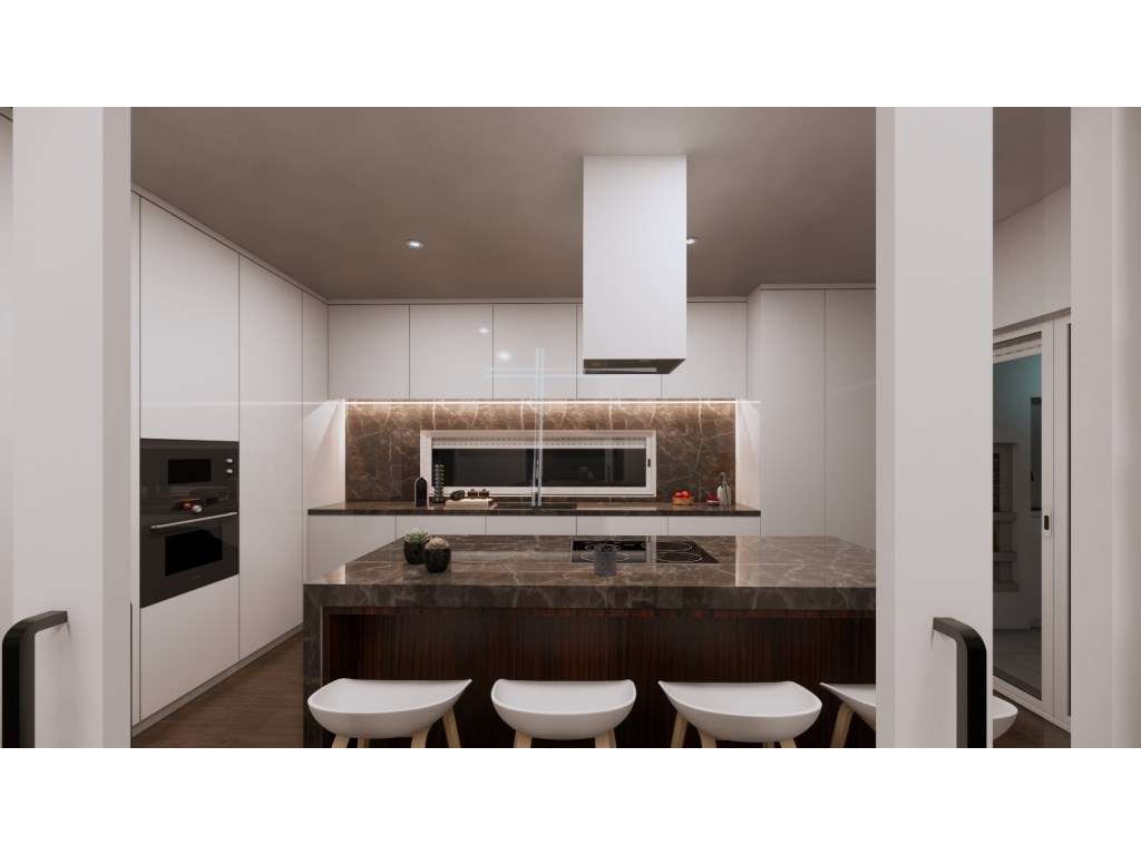 Moradia isolada T4, arquitetura contemporânea com garagem e piscina... - Grande imagem: 5/13