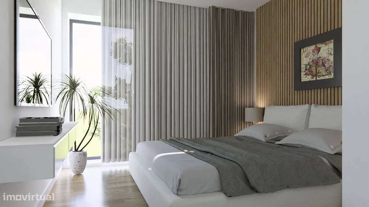 Apartamento T1 Novo | Varanda 21m² | Condomínio | Vilar do Paraíso-7