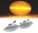 PISCAS LED DINAMICOS PARA OPEL ASTRA F CORSA TIGRA CROMADO - 1