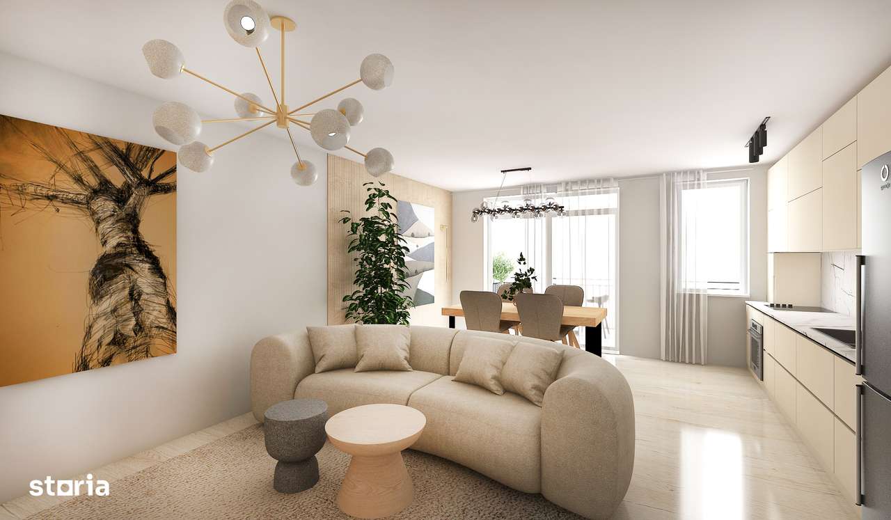 Apartament 2 camere Direct Dezvoltator 50 mp utili + balcon - Finisat-5