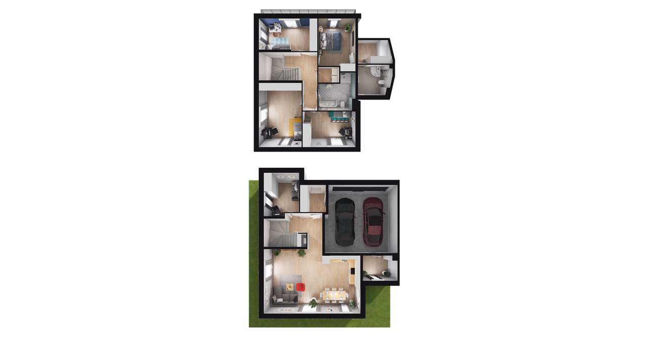 6-pok. dom 151 m2 + duży ogródek 327 m2 - Pełny obrazek: 3/9