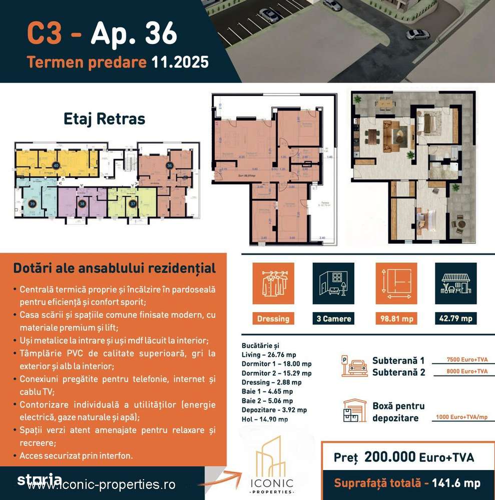 Ultimele apartamente disponibile, investitie sigura,  zona de top !-9