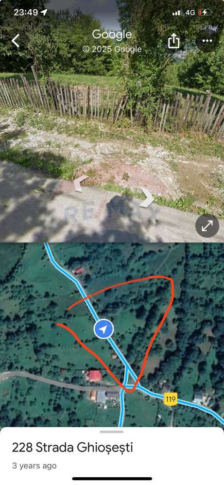 Teren vedere panoramica la munte in Comarnic/Ghiosesti - Imagine principală: 1/5