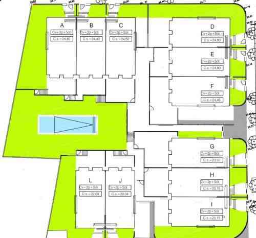 Condominio Moradias T4 piscina e jardim Estoril-30