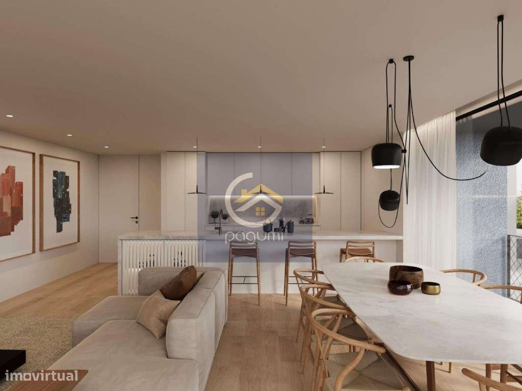 Apartamento T2 Novo no Centro de Paredes - Estilo Contemporâneo, Co... - Grande imagem: 5/19