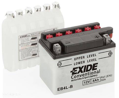 Akumulator Exide EB4L-B 4Ah 50A P+ MOŻLIWY DOWÓZ MONTAŻ - 2