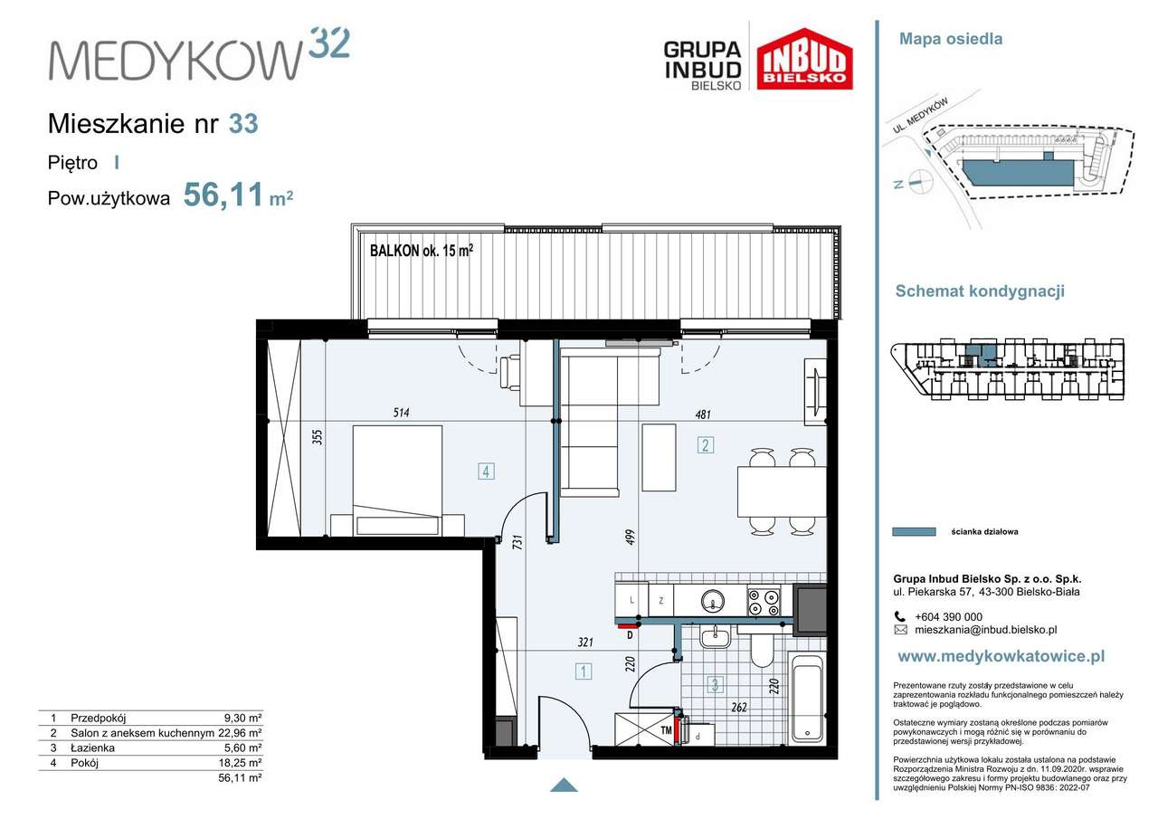 Medyków 32 | mieszkanie 2-pok. | 33 - Pełny obrazek: 2/8