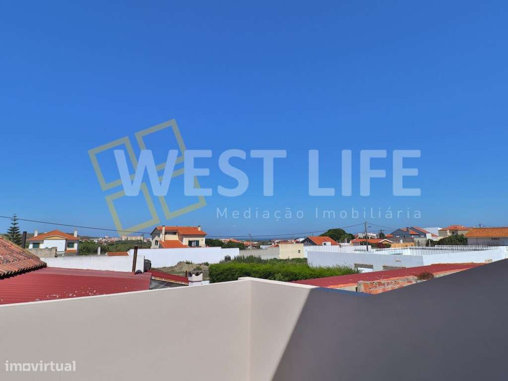 Moradia T3 NOVA de dois pisos com terraço e excelente exposição sol... - Grande imagem: 4/22