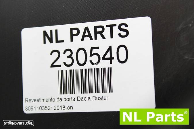 Revestimento da porta Dacia Duster 809110352r 2018-on - 11