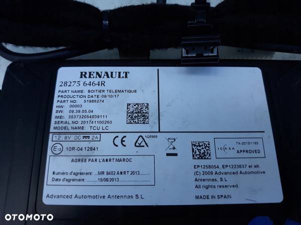 Renault Zoe Moduł telematyki sterownik - 3