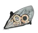 FARÓIS FRONTAIS ANGEL EYES PARA OPEL VECTRA C 05-08 E OPEL SIGNUM 05-08 FUNDO CROMADO - 2