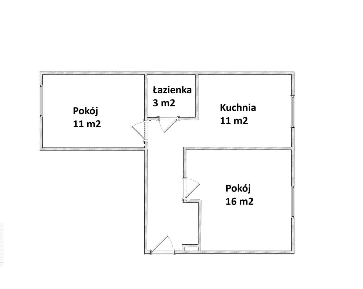 Klimatyczne 2 pokoje (opcja 3) w kamienicy – przy Łazienkach-12