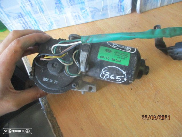 Motor Limpa Vidros Frente 981102K000 KIA SOUL 2009 FRT Denso - 4