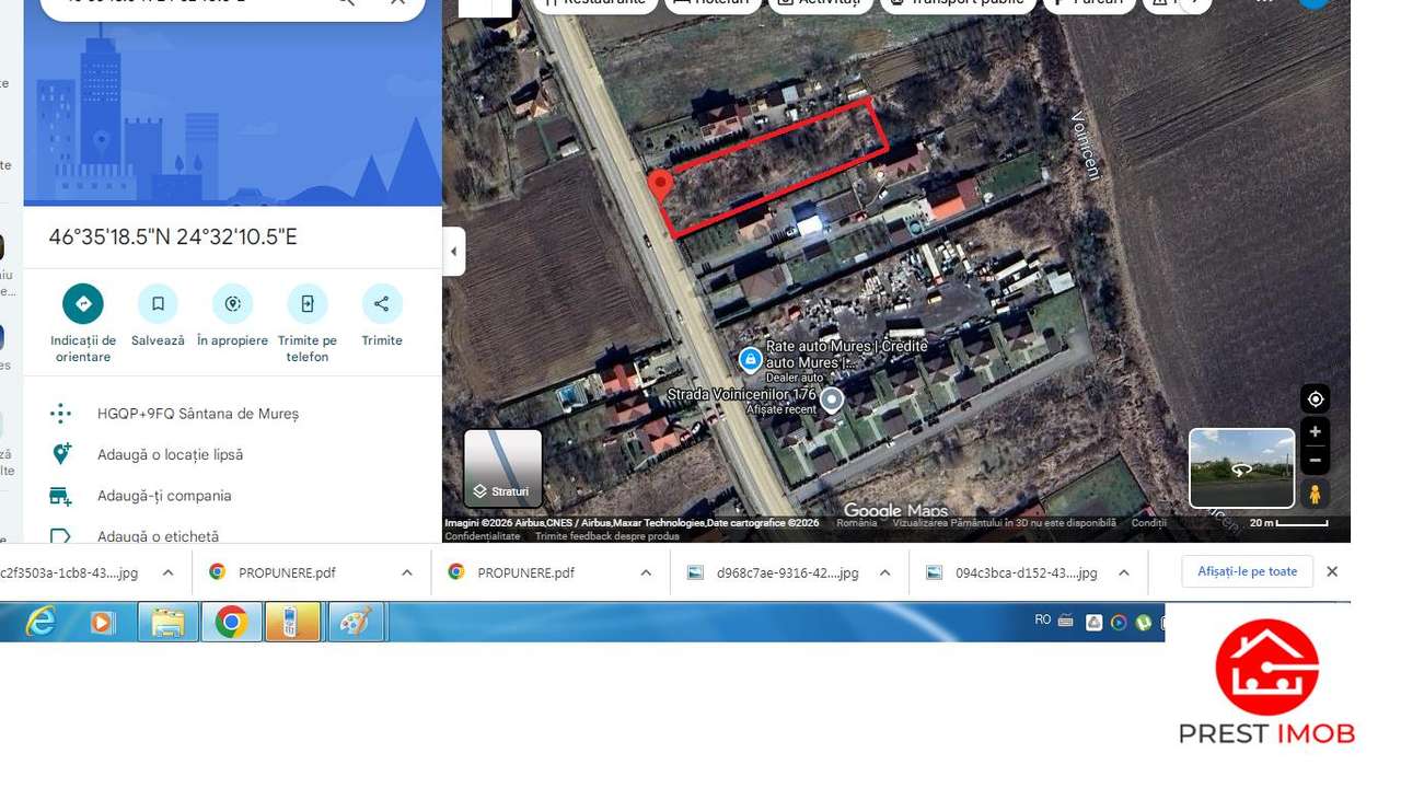 Teren intravilan de vanzare, 1150 mp ,str. Voinicenilor, Targu Mures-0
