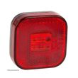 Lampa gabarit auto BestAutoVest 12/24V cu LED, patrata, culoare Rosie, 64x64mm, 1buc - 1