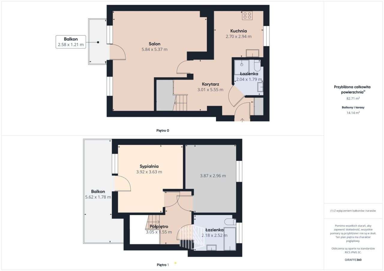 Wyjątkowe dwupoziomowe mieszkanie - Pełny obrazek: 4/20