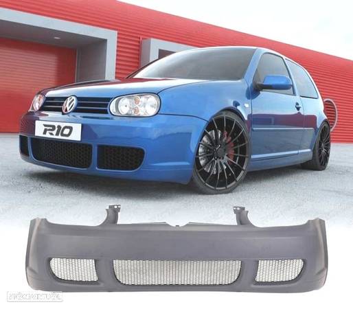 PARA-CHOQUES FRONTAL VW GOLF 4 IV 97-03 LOOK R32 GRELHAS PLASTICO - 1