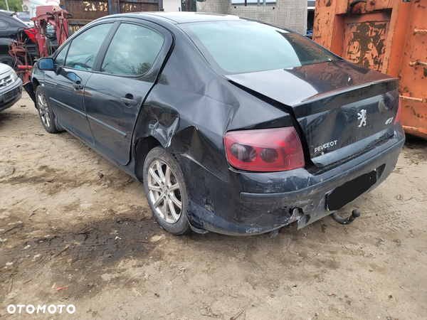 PEUGEOT 407 EXLD maska pokrywa silnika klapa bagażnika zderzak lampa reflektor pas przedni stop lampy halogeny - 4