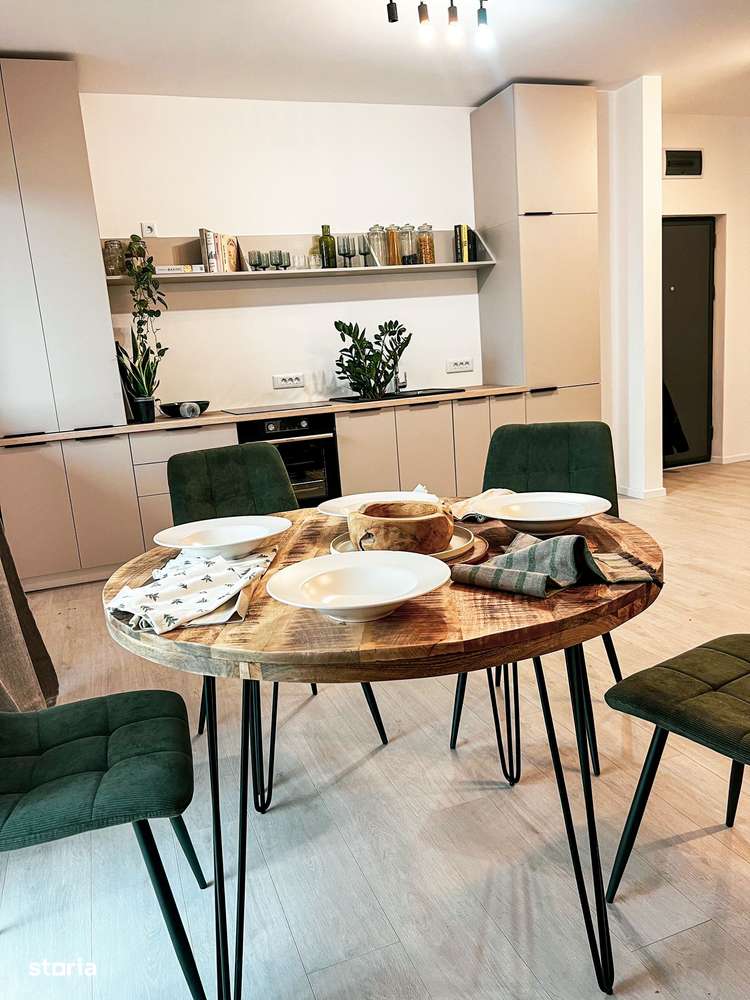 Apartament NOU, etaj 1, mobilat si utilat, 3 camere, comision 0-0