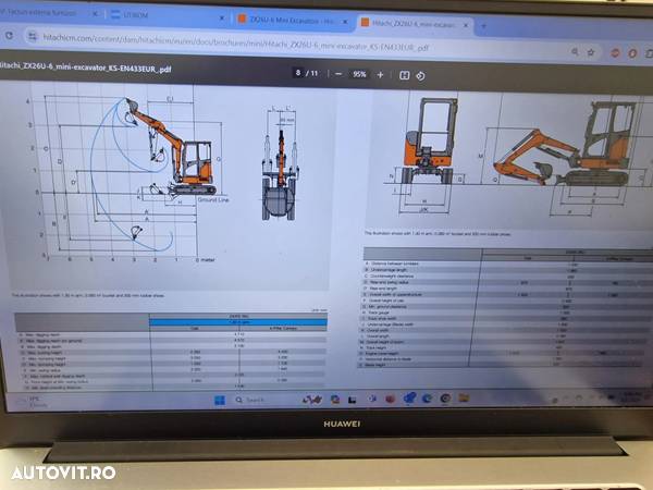 Hitachi ZX26U-6, 2020, 1921h, 28990EUR+Tva - 23