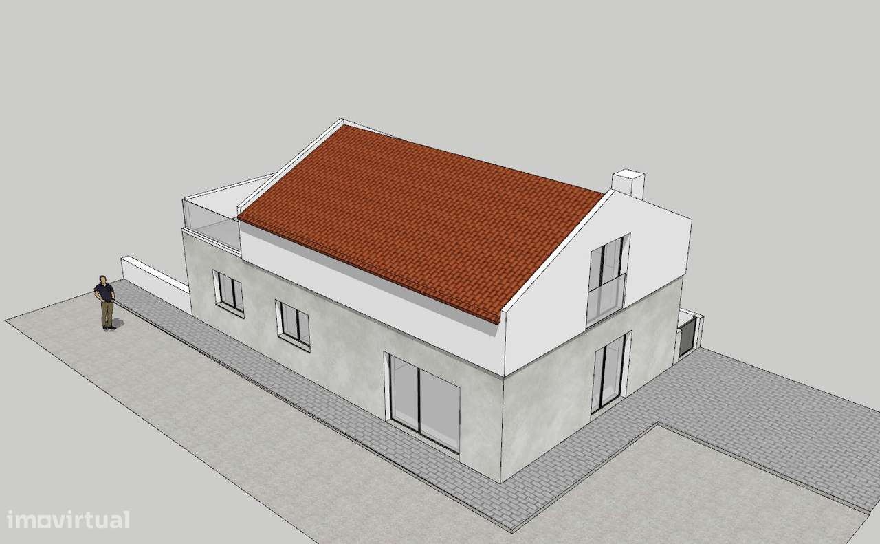 Terreno c/ Armazém c/ Projeto aprovado para construção de moradia!-3