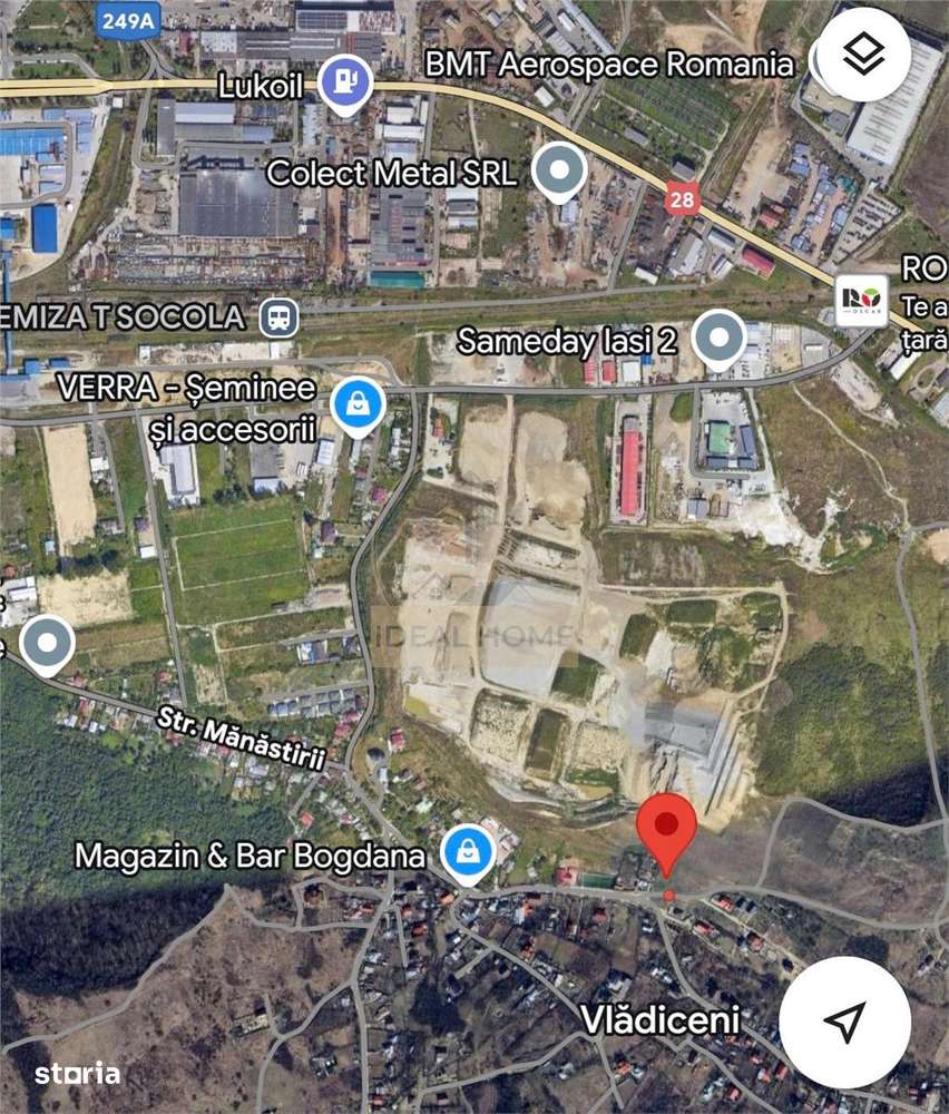 Teren Intravilan - toate utilitatile - la 8 KM de Centrul Iasiului - Imagine principală: 2/3