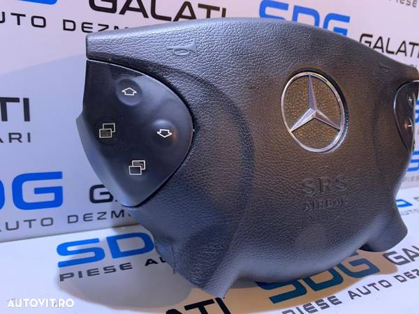 Airbag Volan cu Comenzi Mercedes Benz Clasa E W211 2002 - 2009 Cod Piesa : 21186002029 / 61245240F - 3