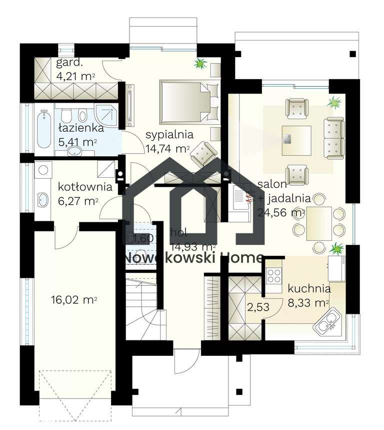 Dom w stanie  surowym w urokliwiej lokalizacji!-19