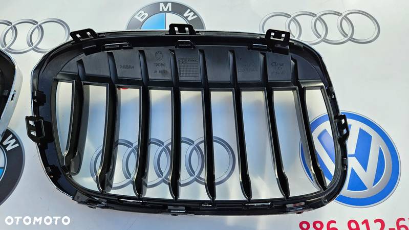 BMW X1 F48 Kratka ozdobna lewa prawa Atrapa Grill Nerka 7354824 7383363 M Pakiet NOWE KOMPLET - 9