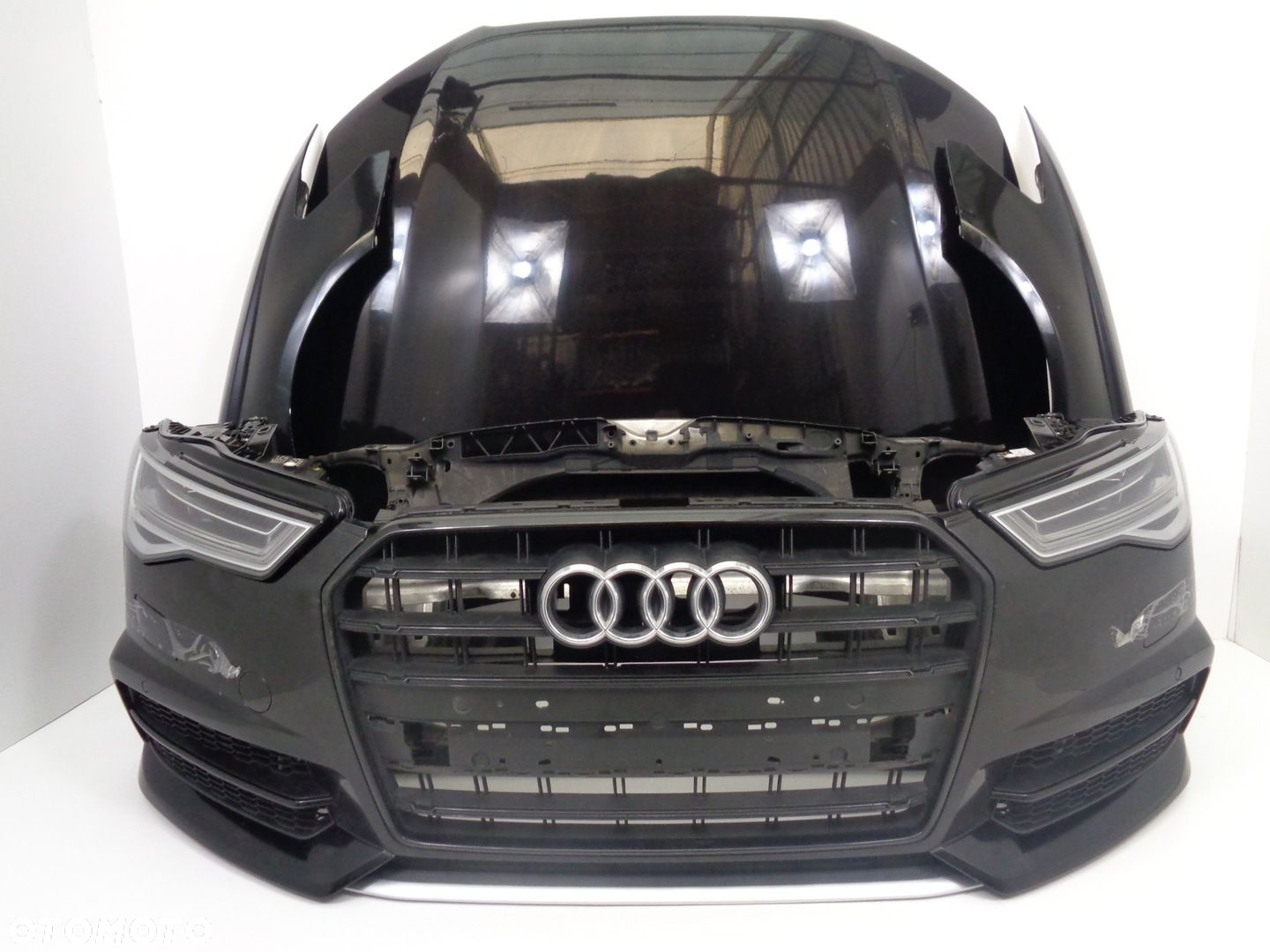 AUDI A6 C7 4G LIFT PRZÓD ZESTAW CZĘŚCI LAMPY MASKA - 4