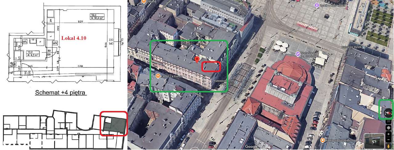 Kawalerka w centrum Katowic – widok na Rynek! - Pełny obrazek: 5/20