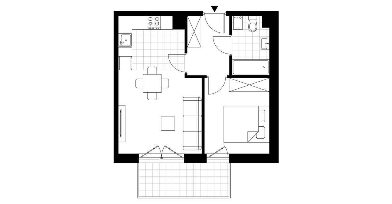 Apartamenty Liściasta | mieszkanie 2-pok. | 1 - Pełny obrazek: 4/7