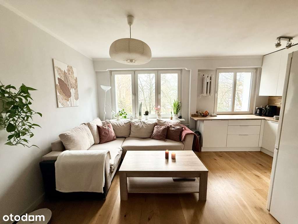 Trzy pokoje na zielonych Ratajach, 1 piętro balkon