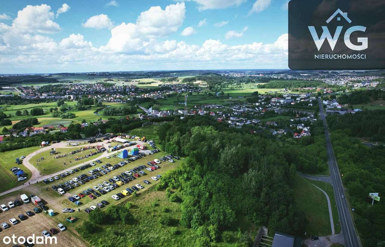 Kurzętnik, działka usługowa- ciekawa okolica, przy drodze, parking!-8