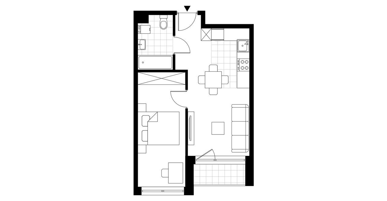 Kamienice Calisia | mieszkanie 2-pok. | A20 - Pełny obrazek: 5/10