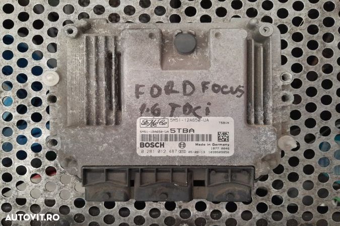 CALCULATOR MOTOR ECU 5M5112A650UA MX1253 Ford Focus 2  [din 2004 pana - 1