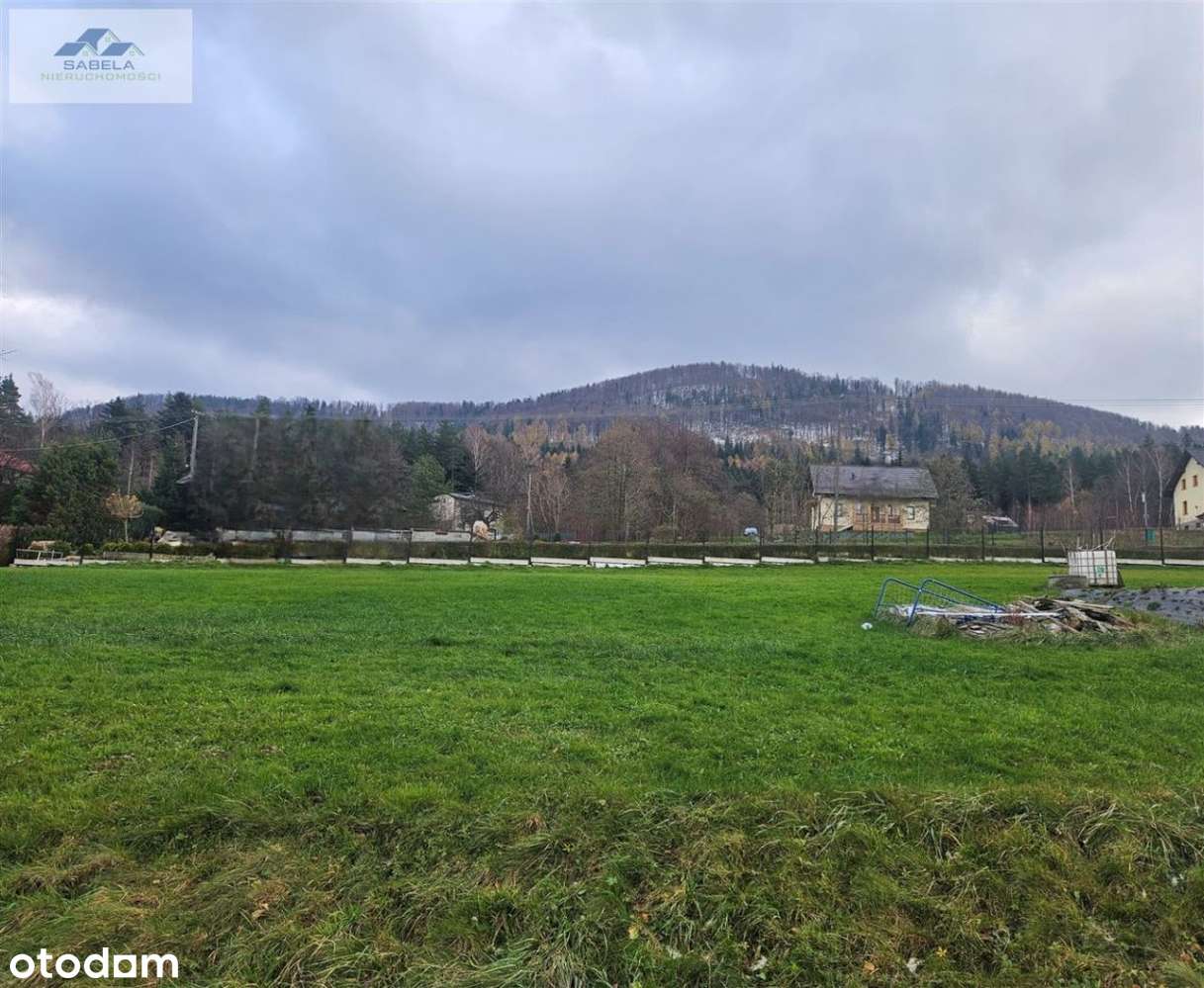 Widok, pozwolenie na budowę,  media przyłączone,  ogrodzenie!-0