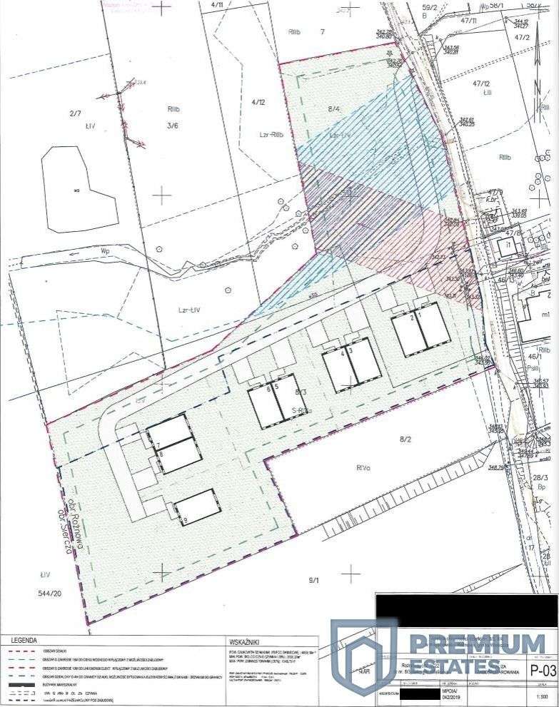 Działka inwestycyjna | 3 Projekty chłonności Pum-14