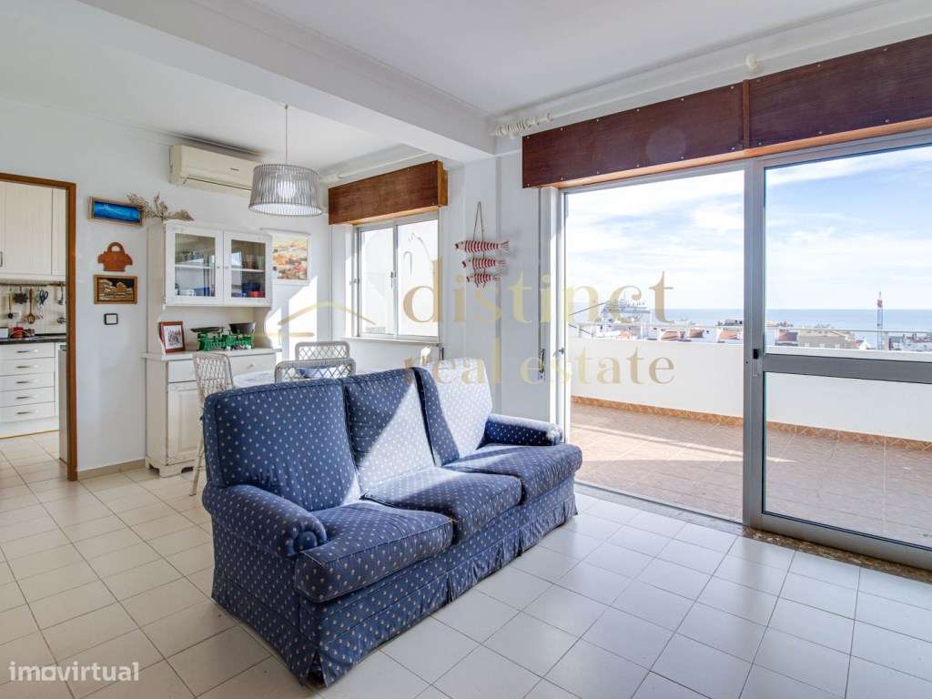 APARTAMENTO T2 / COM DESLUMBRANTE VISTA PARA O MAR / AMPLA VARANDA ... - Grande imagem: 4/26