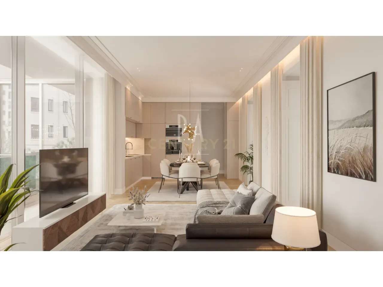 Moderno Apartamento T2 em Estrela, Lisboa - Em Construção-0