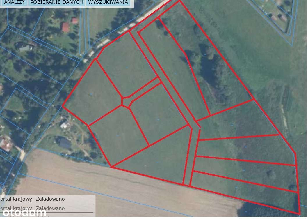 Działki z WZ nad J. Dauby | od 0,3 do 0,57 ha | Blisko Ostródy i S7-5