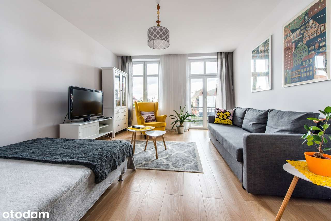 OKAZJA 0% Widok na rzekę Motławę! Kamienica 4 pok + Balkon, SKM 7 min-3