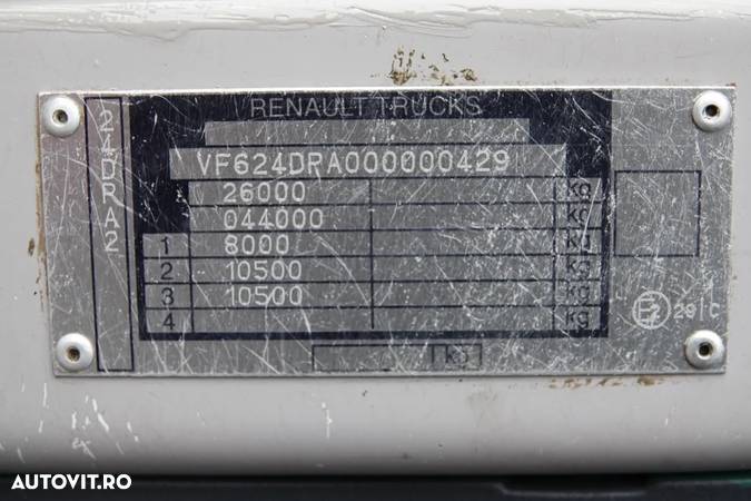 Renault KERAX 460 / 6x4 / CAMION BASCULANTE PE 3 FETE / MEILLER KIPPER / LANDER - 38
